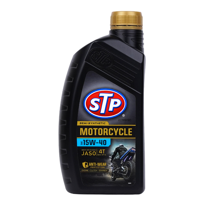 STP Semi-Synthetic Motorcycle Engine Oil 15w-40