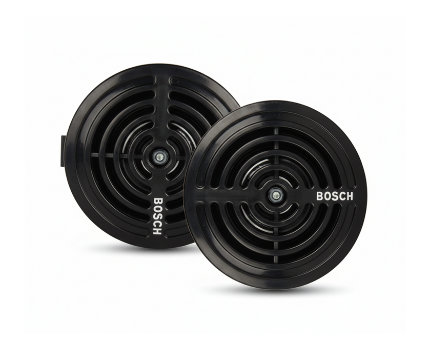 Bosch Europa/Supertone Horn with Decorative Grill (Black), 12V/24V