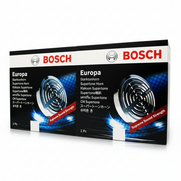 Bosch Europa/Supertone Horn with Decorative Grill (Black), 12V/24V
