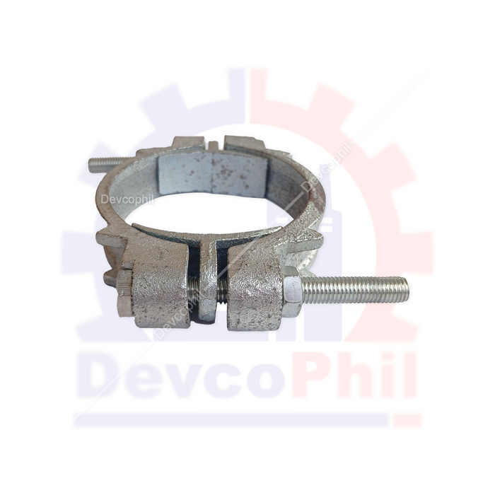 Double Bolt Hose Clamp – Malleable Iron