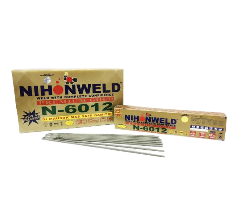N-6012 NIHONWELD Mild Steel Welding Electrodes – Premium Gold