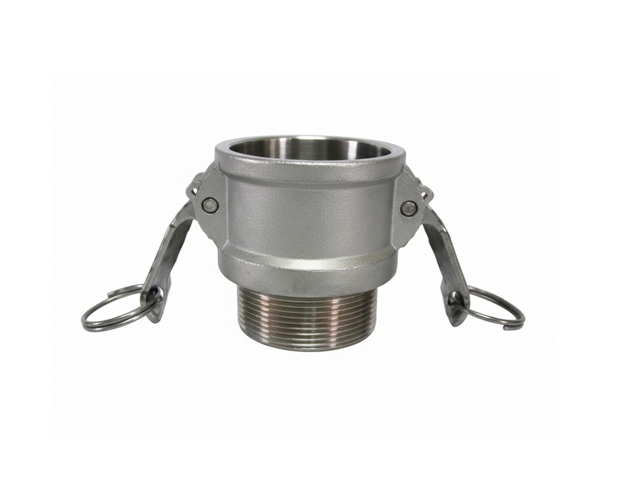 Camlock Type B - Male Coupler, Aluminum