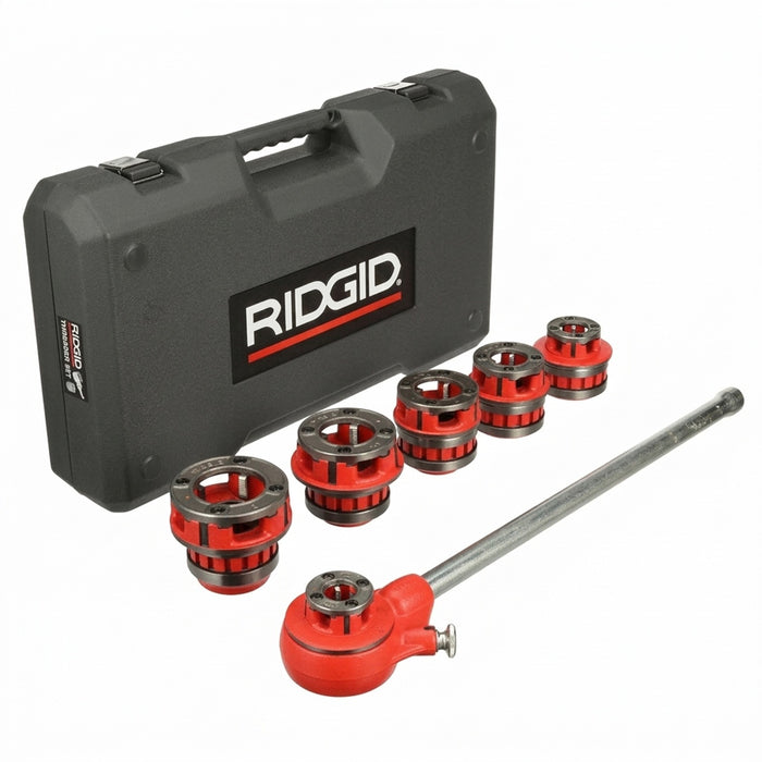 RIDGID Exposed Ratchet Threader Set with Case