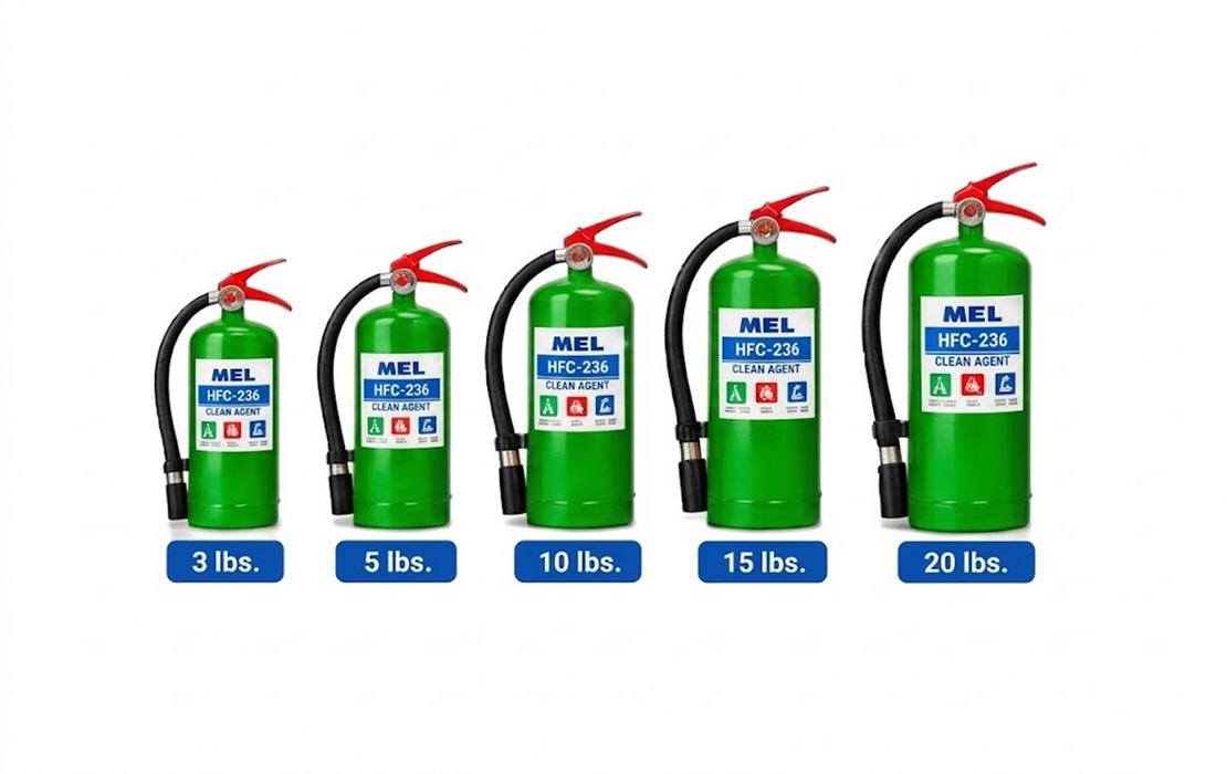 MEL HFC-236 Fire Extinguisher – Brand New