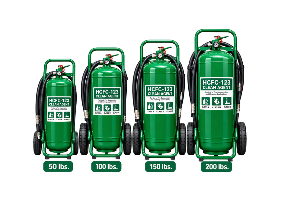 MEL HCFC-123 Fire Extinguisher – Brand New