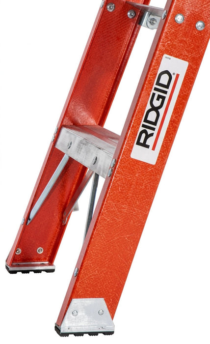 RIDGID Fiberglass Step Ladders with Protop - TYPE IA HEAVY-DUTY (300 LBS.)