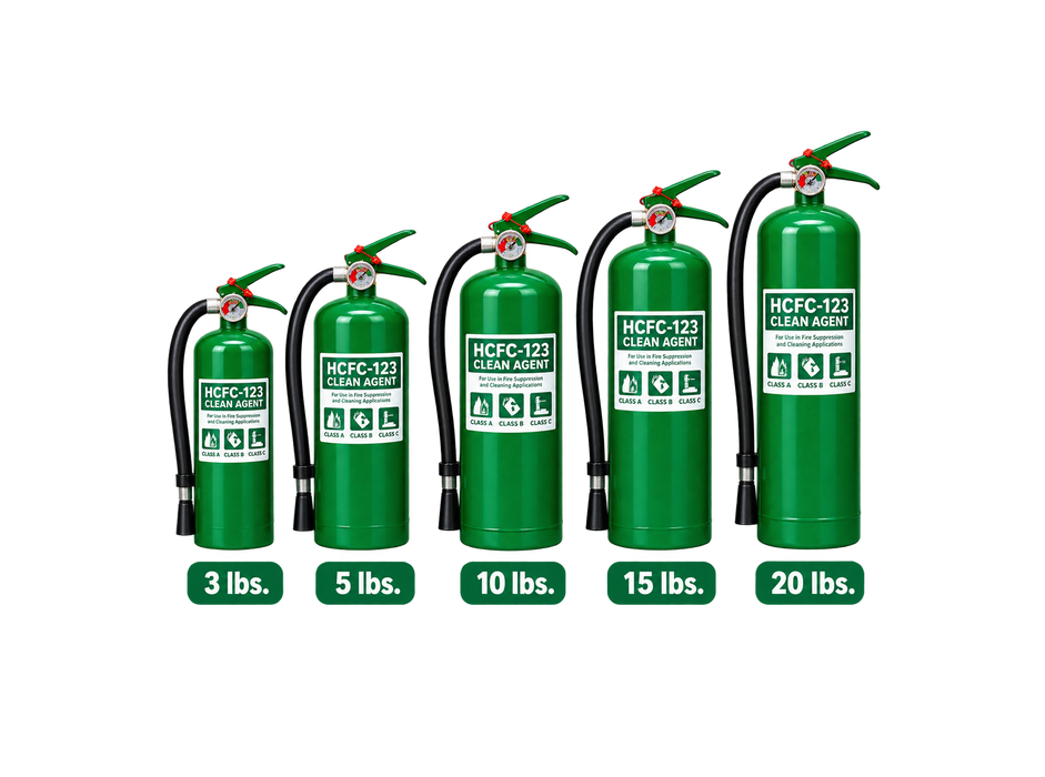 MEL HCFC-123 Fire Extinguisher – Refill
