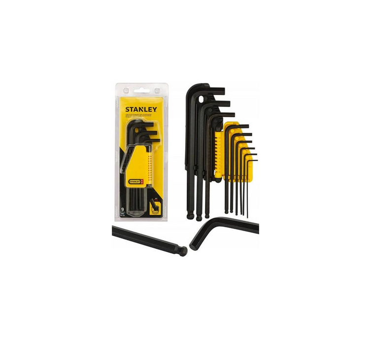 STANLEY Metric Long Arm & Folding Type Hex Key Set
