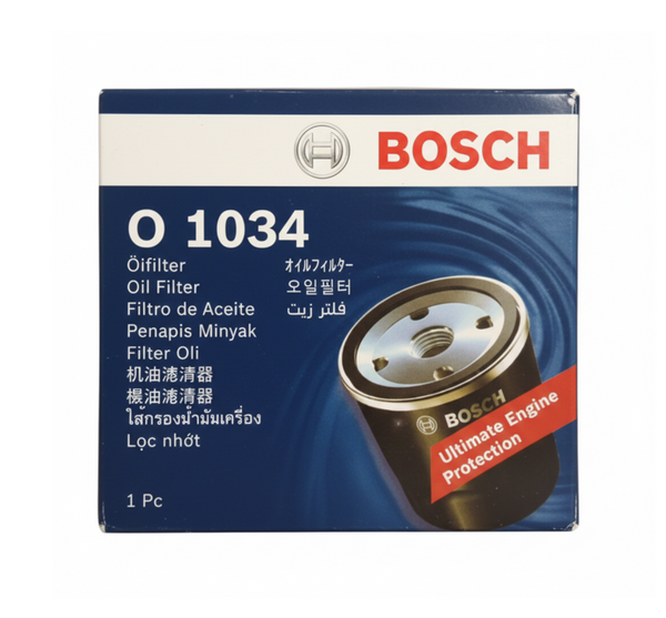 Bosch Oil Filter, Spin-On - O 1034, O 1036, O 1037, O 1038, O 1039, O 1040