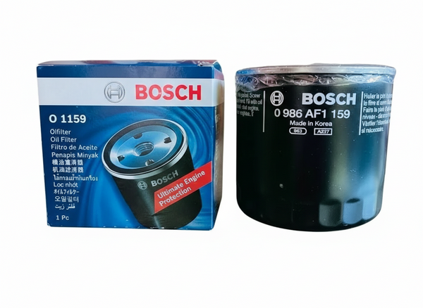 Bosch Oil Filter, Spin-On - O 1159, O 1160, O 1161, O 1162, O 1168