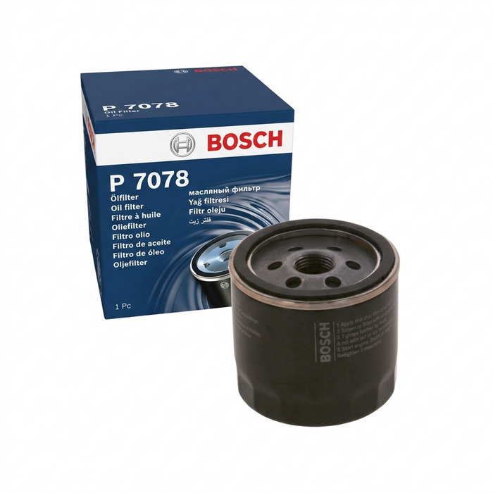 Bosch Oil Filter, Spin-On, P 7078, P 7085