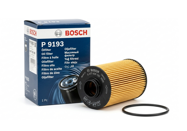 Bosch Oil Filter, Element - P 9193, P 9244, P 9249, P 9257, P 9306, P 9616