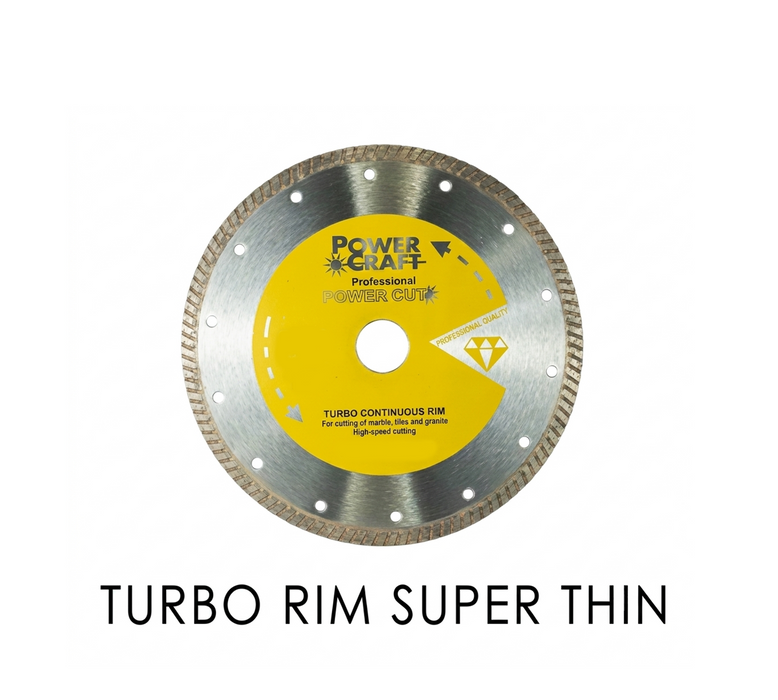 Powercraft Turbo Rim Super Thin and Laser Welded – Diamond Blade