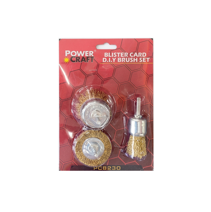 Powercraft Shaft Mounted Brush Set