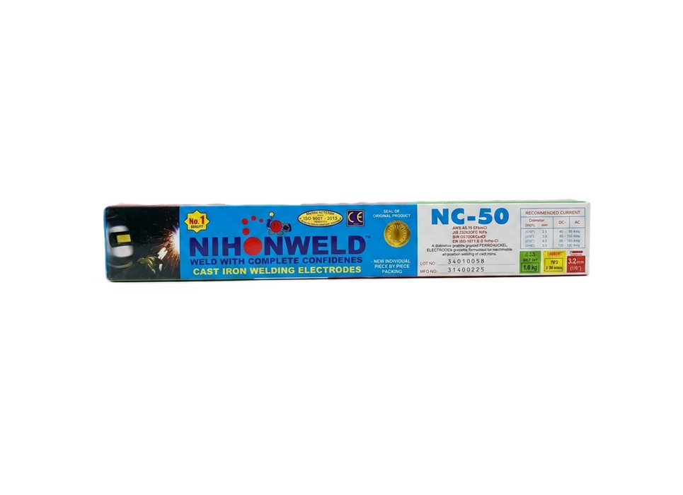 NC-50 NIHONWELD Cast Iron Welding Electrodes