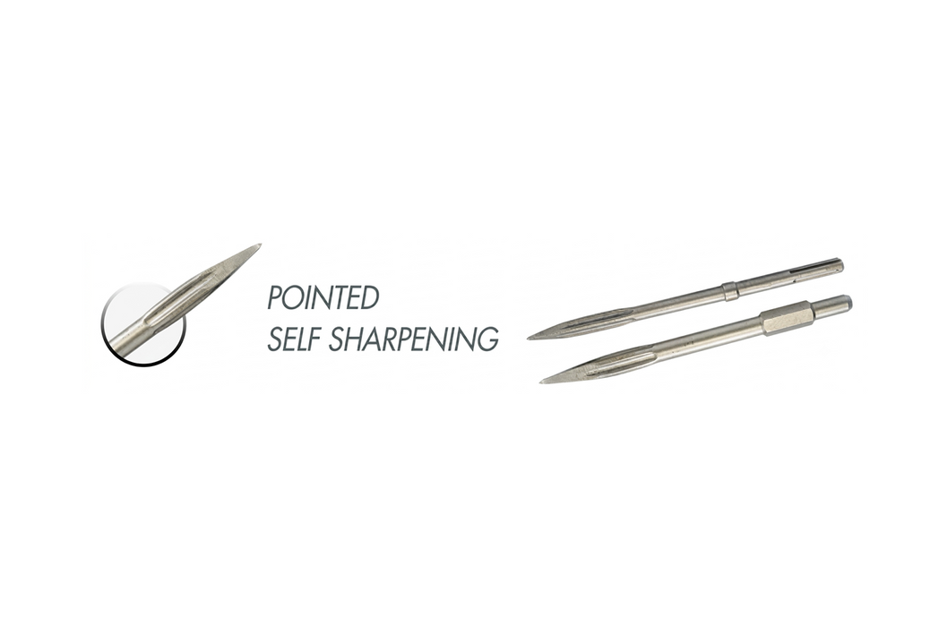 Powercraft Pointed Self Sharpening Chisels
