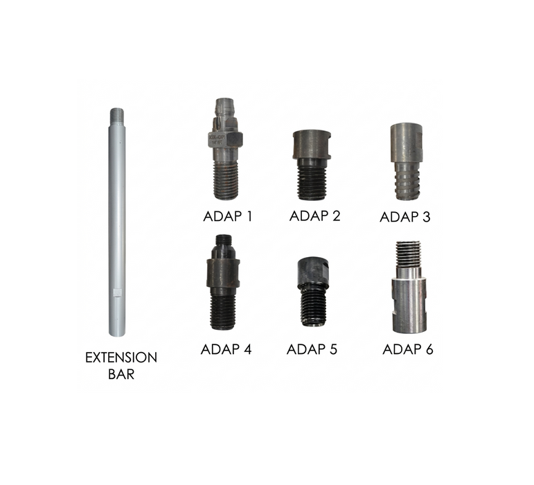 Powercraft Extension Bar and Core Drill Adaptor Accessories