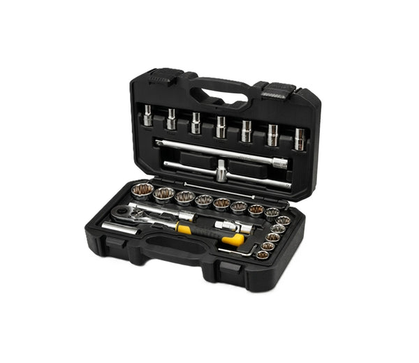 27-PC STANLEY Socket Wrench Set 1/2