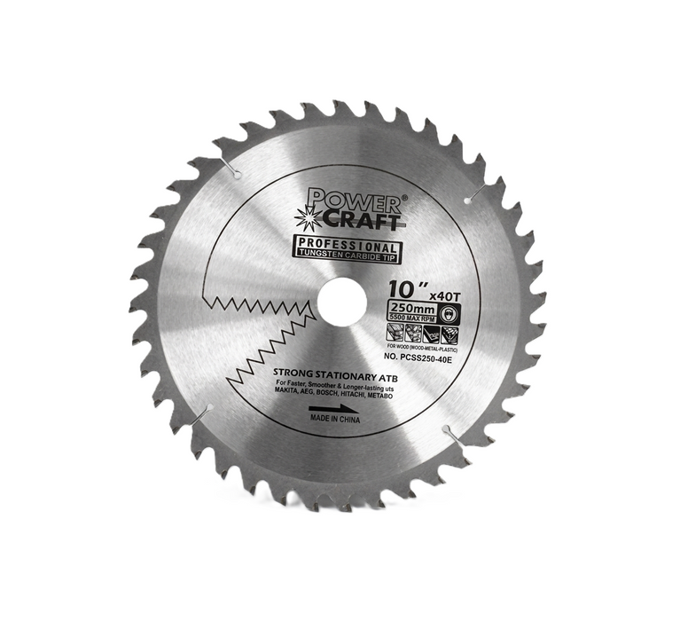 Powercraft TCT Professional Type Circular Saw Blades - For Wood