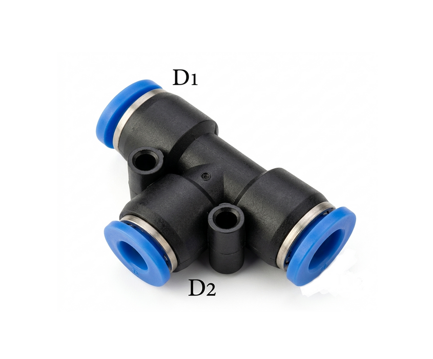 PUTG (PEG) Push-to-Connect Union Tee Pneumatic Fitting
