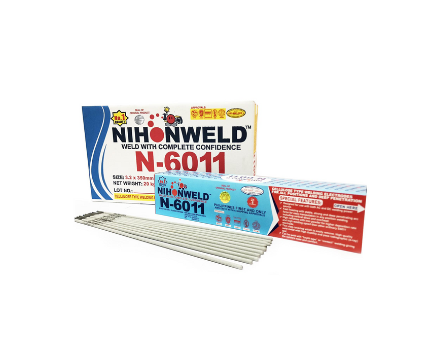 N-6011 NIHONWELD Cellulosic Welding Electrodes