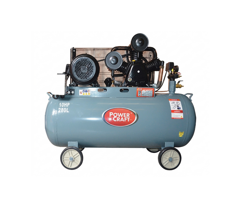 Powercraft Belt Driven Horizontal Air Compressor – PAC 100280V2S, PAC 150330, PAC 200500