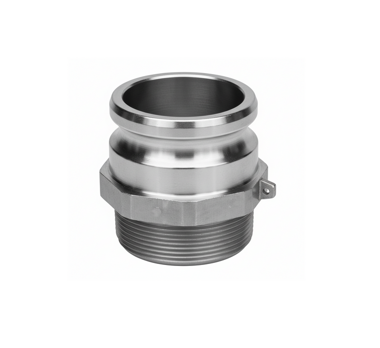 Camlock Type F - Male Adapter, Aluminum