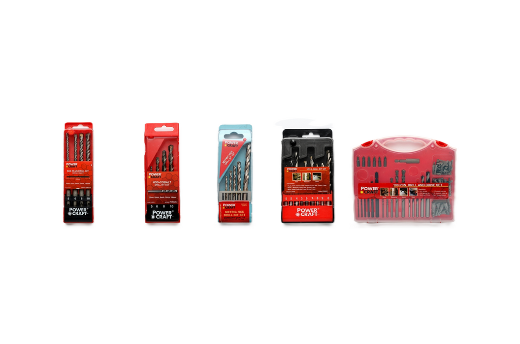 Powercraft Drill Bit Sets Accessories