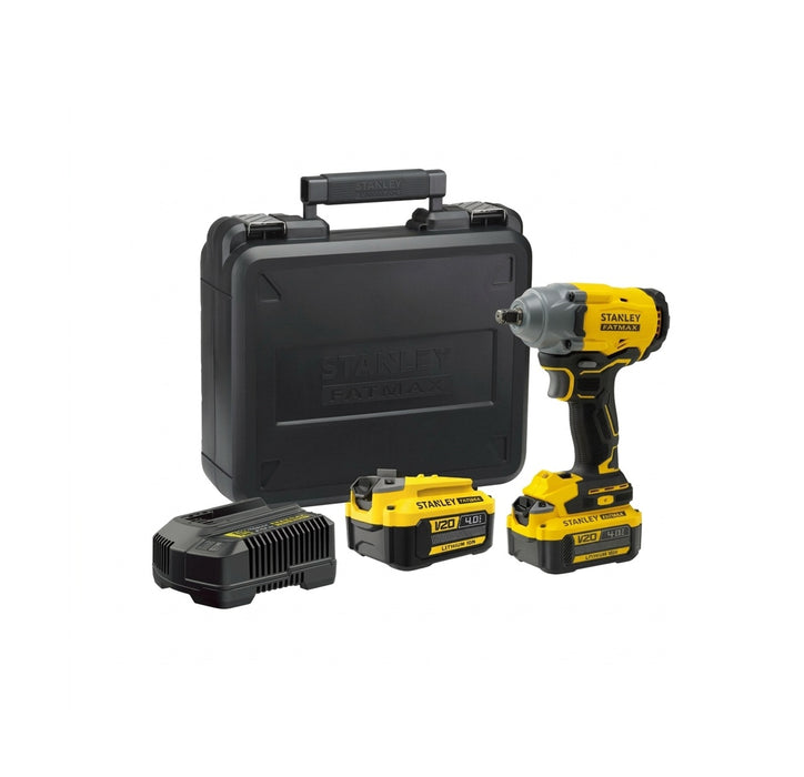 STANLEY FATMAX 20V Cordless Brushless Impact Wrench - SBW920M2K