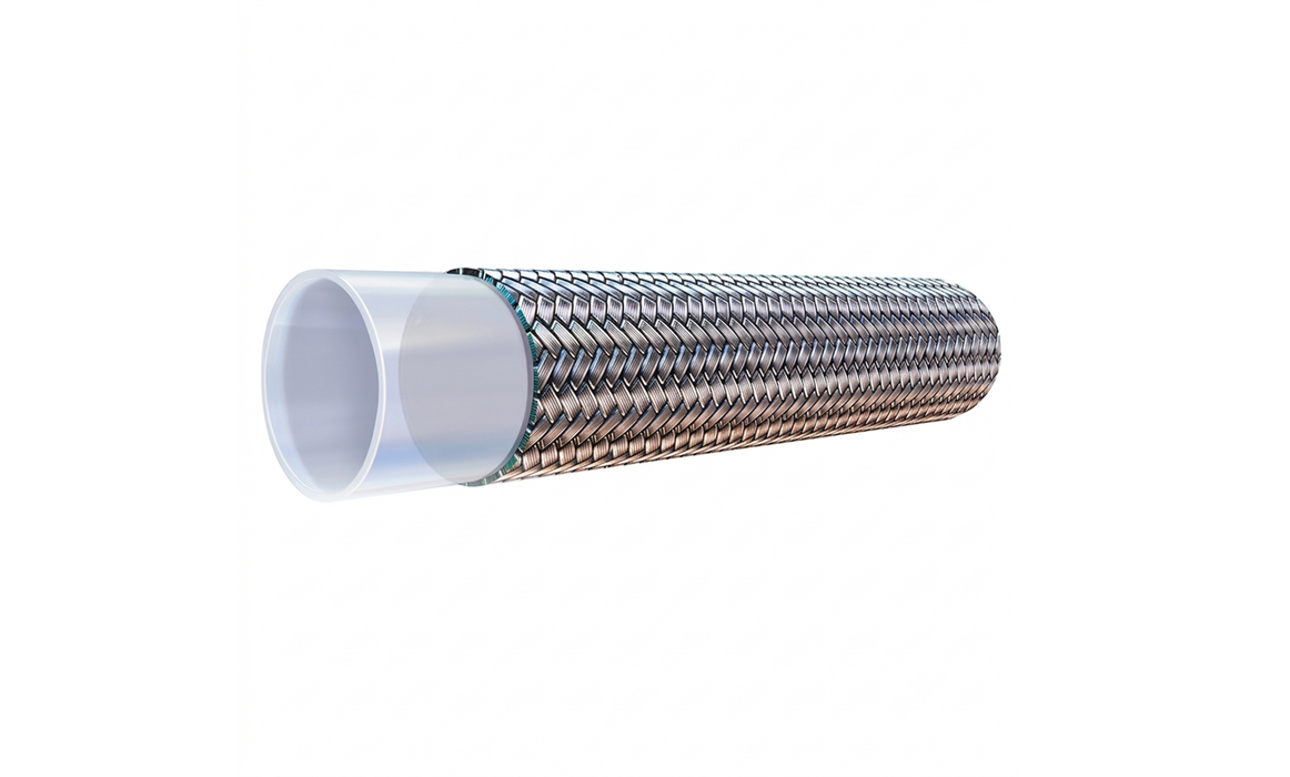 Everflex STW Series Smooth Bore PTFE Hose with SS304 Wire Braid Hose