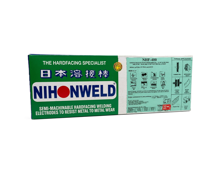 NHF-400 NIHONWELD Hardfacing Welding Electrodes – Machinable