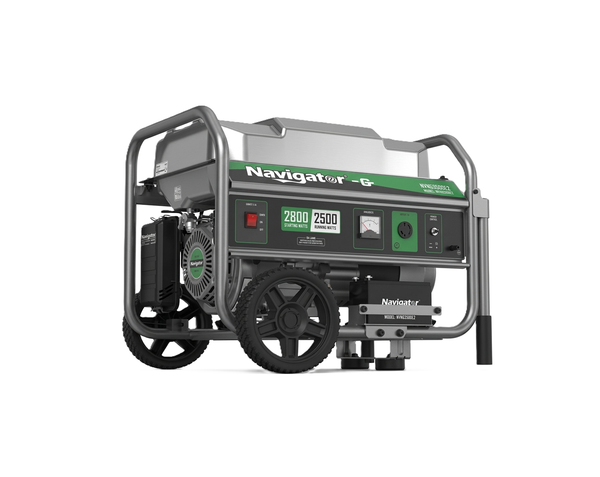 Navigator Generator Gasoline Manual/Electric Start 2500W – Green Series