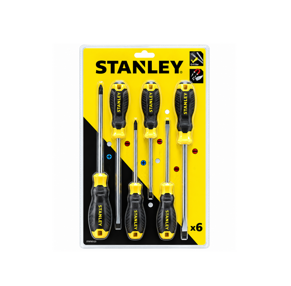STANLEY 6 Piece Screwdriver Set (Carded)