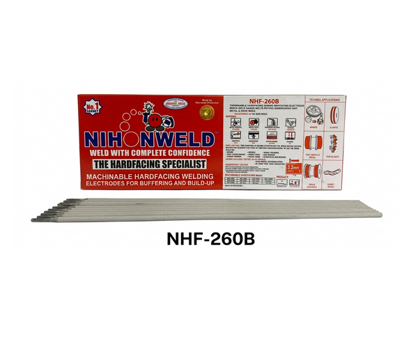 NHF-260B NIHONWELD Hardfacing Welding Electrodes - Machinable