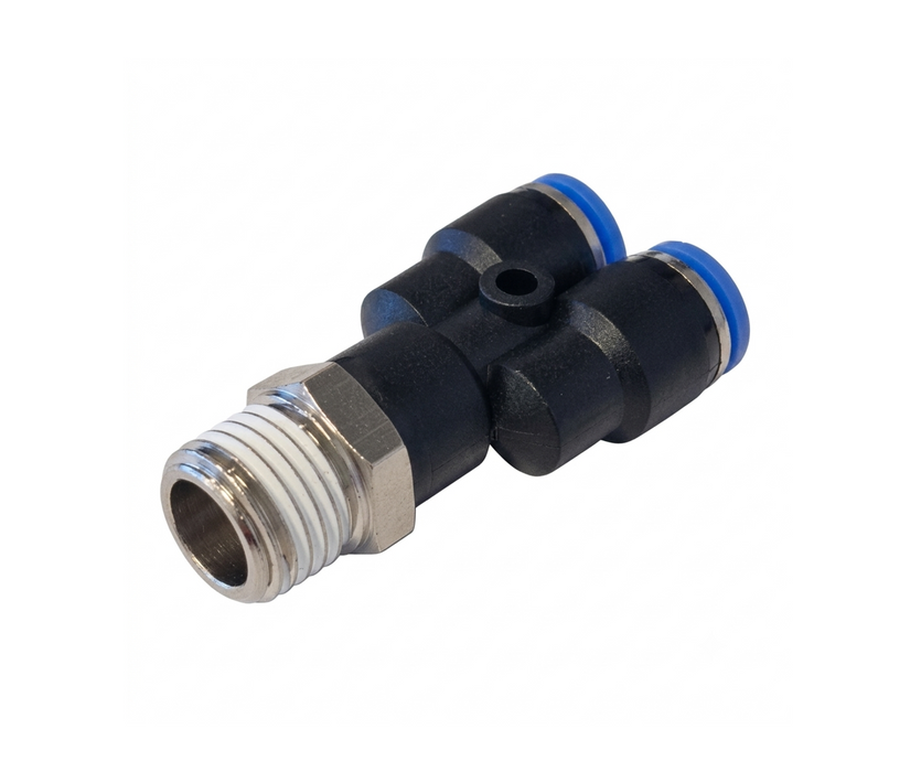 PWT (PX) Male Y Branch Push-to-Connect Pneumatic Fitting