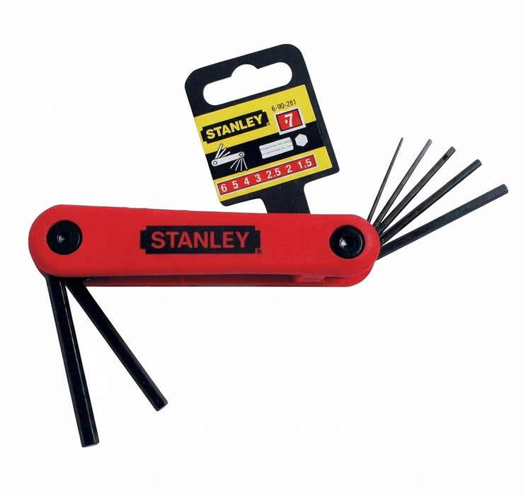 STANLEY Metric Long Arm & Folding Type Hex Key Set