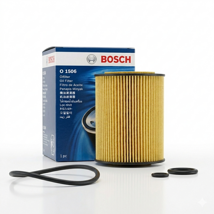Bosch Oil Filter, Element - O 1502, O 1506, O 1507, O 1508, P 9185, P 9192