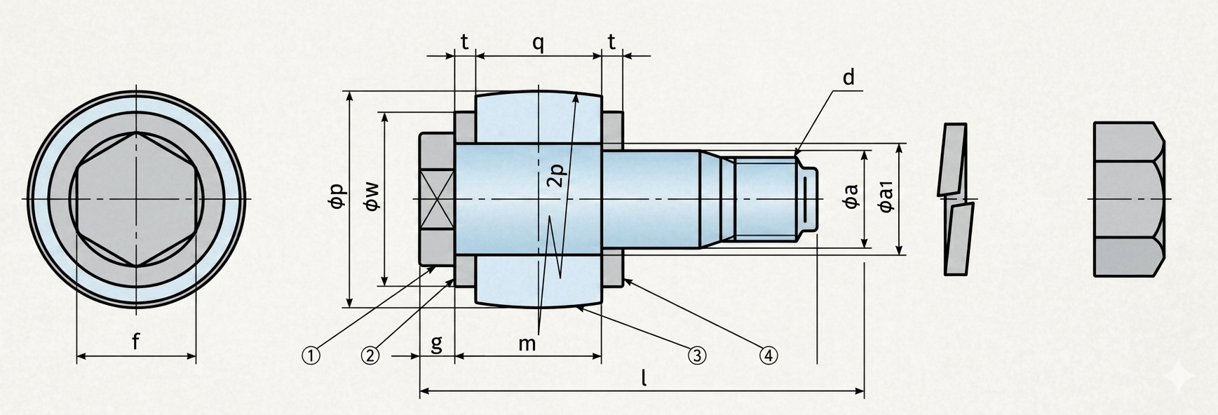 G-Flex Bolt Set for FCL Coupling
