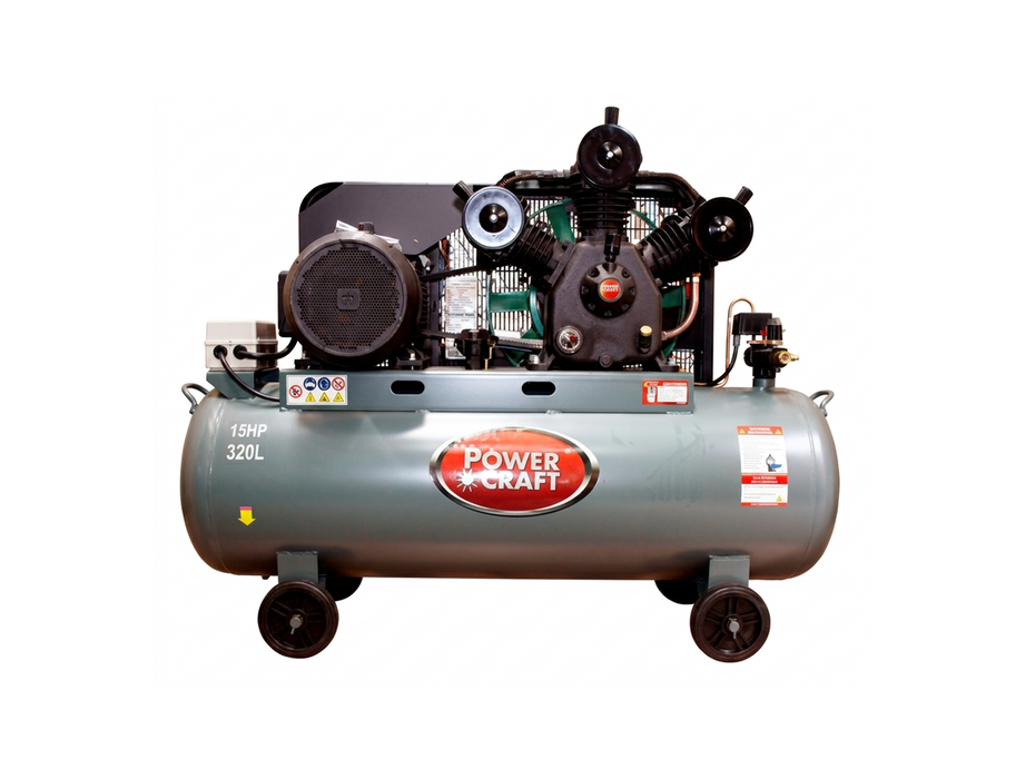 Powercraft Belt Driven Horizontal Air Compressor – PAC 100280V2S, PAC 150330, PAC 200500