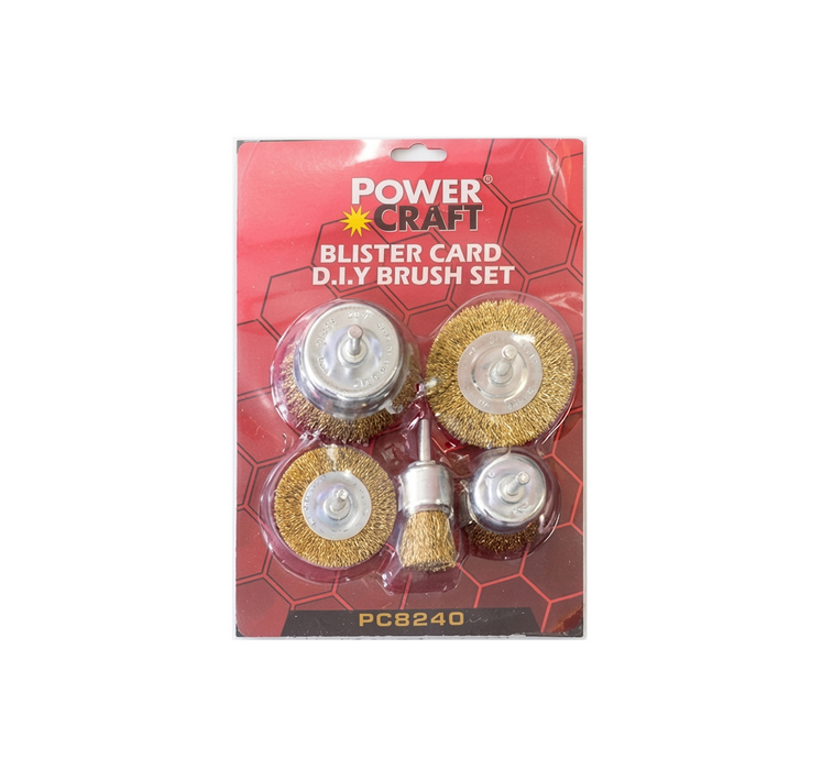 Powercraft Shaft Mounted Brush Set
