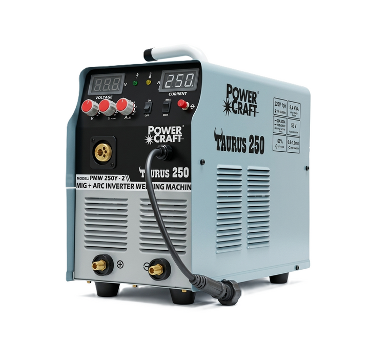 MIG Inverter Welding Machine Powercraft - PMW 230ECO, PMW 250Y-2, PMW 250Y