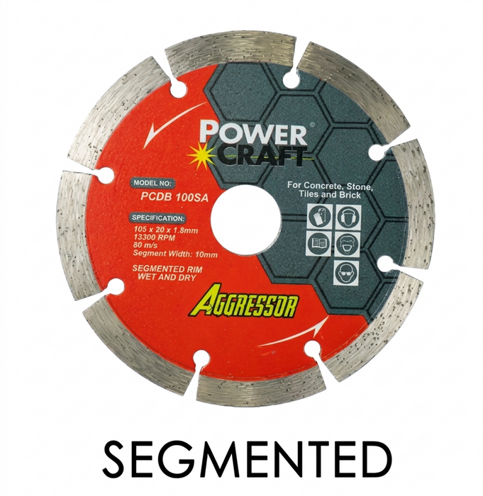 Powercraft Diamond Blade Aggressor Series