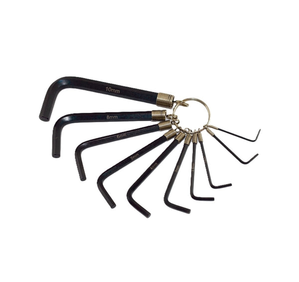 STANLEY 10PC Hex Key Set-Ring, 1.5mm-10mm