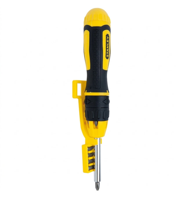 STANLEY Multi-Bit Ratchet Screwdriver With 10 Bits