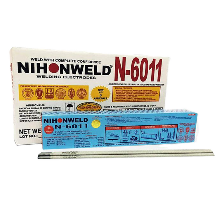 N-6011 NIHONWELD Cellulosic Welding Electrodes