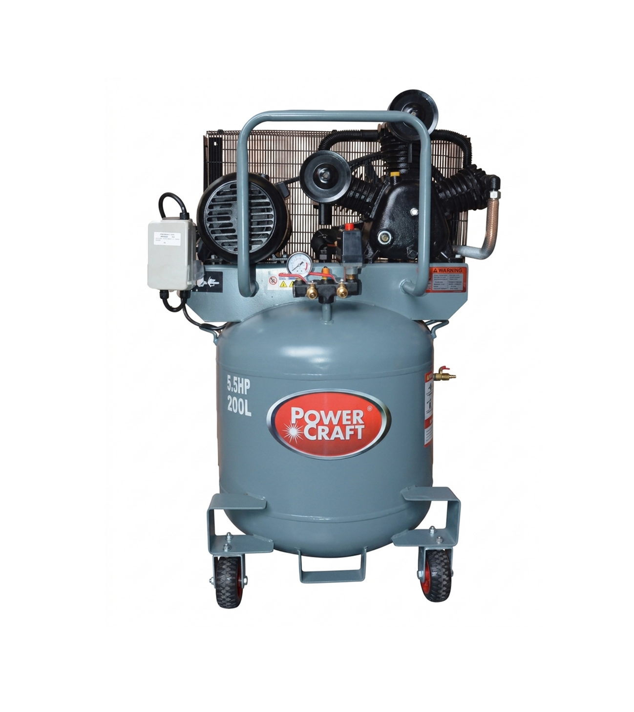 Powercraft Belt Driven Vertical Air Compressor – PAC 40155V3S, PAC 552 ...