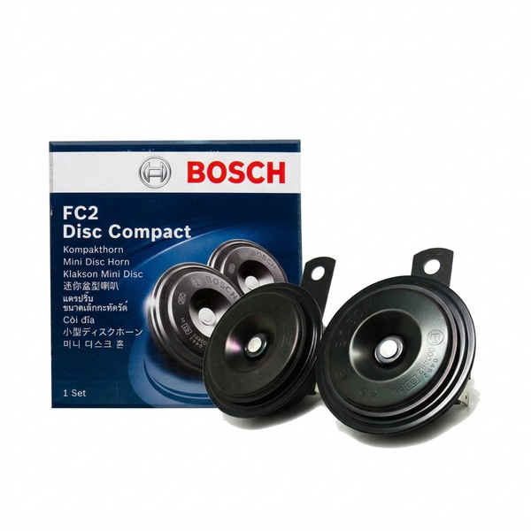 Bosch Compact Disc Horn Set (Black), 12V