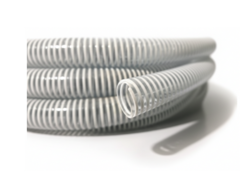 Hanflex PVC White Suction & Discharge Hose