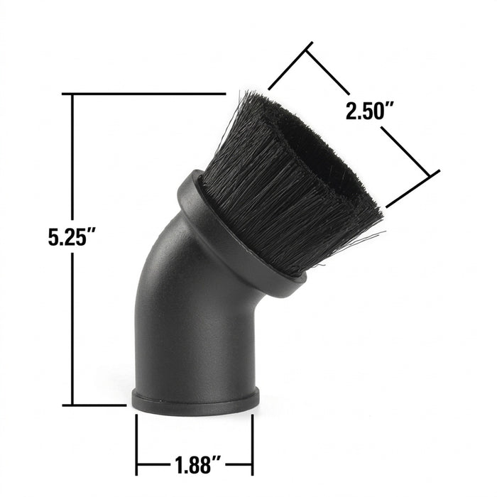 RIDGID 1-7/8” Dusting Brush Shop Vacuum Attachment VT1701