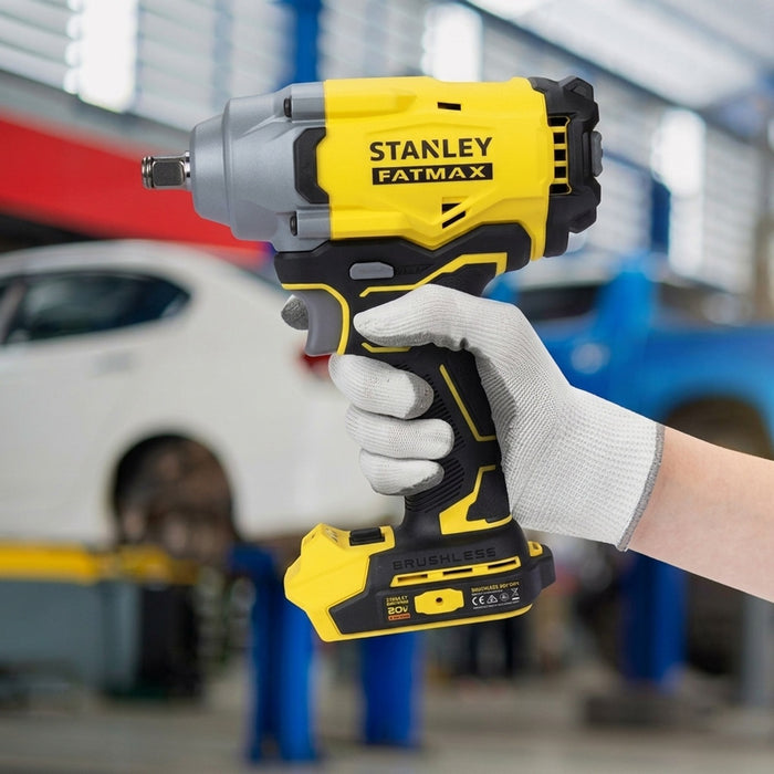 STANLEY FATMAX 20V Cordless Brushless Impact Wrench - SBW920M2K